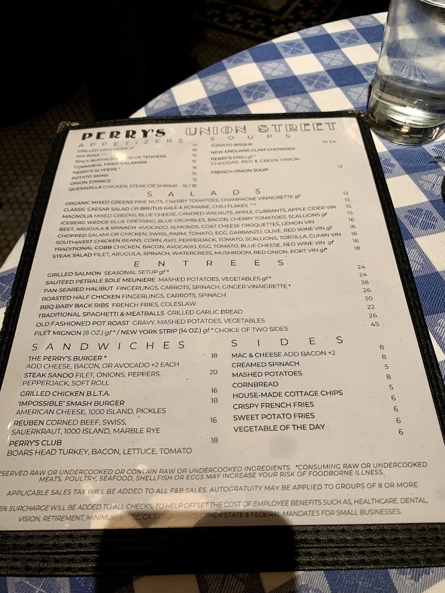 Perry's on Union Menu - Image 3
