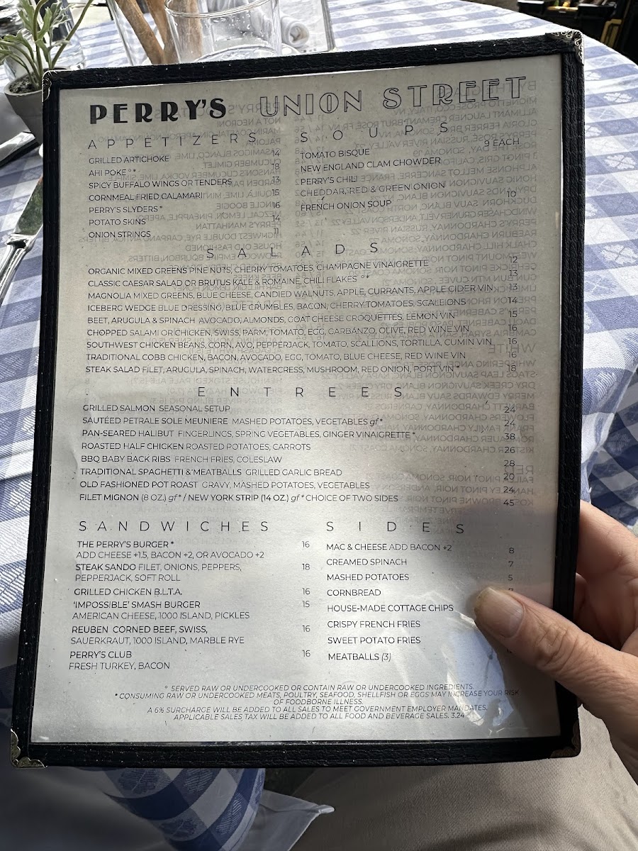 Perry's on Union Menu - Image 5